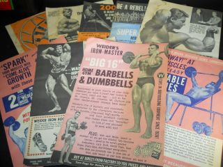 Vintage Body Builder Advertising Weider Excercise Muscle Man Wildct Gay Interest