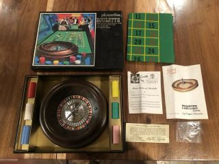 Vintage Pleasantime Roulette Complete Set