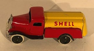 Lehmann Toy Shell Oil Tanker Truck - Gnom Series - Germany
