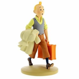 Tintin En Route Polyresin Figurine Official Tintin Product
