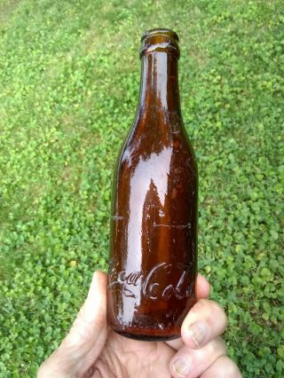 Coca - Cola Lexington Ky Amber Coke Bottles Old Soda Pop Kentucky Antique Bottle