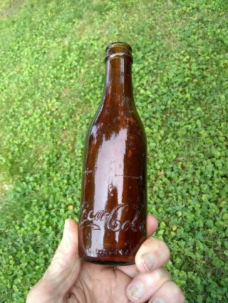 Coca - Cola Lexington Ky amber coke bottles old soda pop Kentucky antique bottle 2