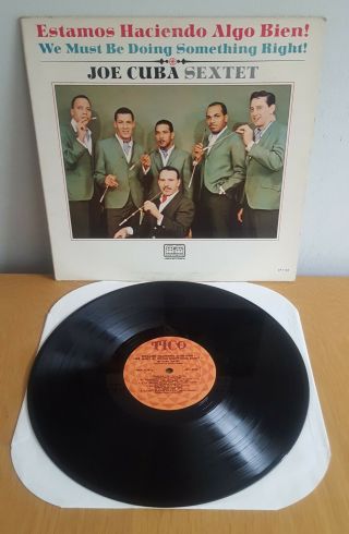 Joe Cuba Sextet We Must Be Doing Something Right Vinyl Tico Lp1133 1966