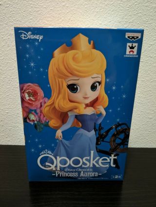 Banpresto Q Posket Disney Sleeping Beauty Princess Aurora Version B Blue