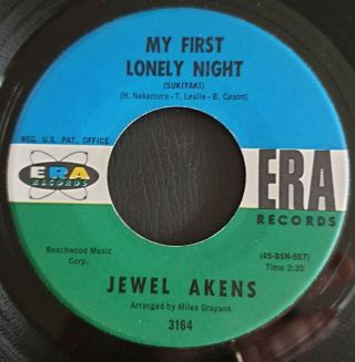 Jewel Akens - My First Lonely Night Rare Northern Soul - - Ex