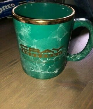 Vintage Linyi Cray Research Business Systems Marbled Coffee Mug.