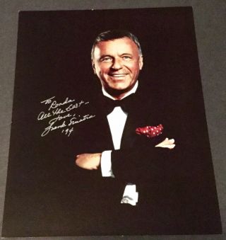 Frank Sinatra Inscribed Autograph Photo