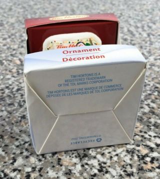 Tim Horton ' s Limited Edition Collectible Christmas Ornament Snowman Store 2012 3
