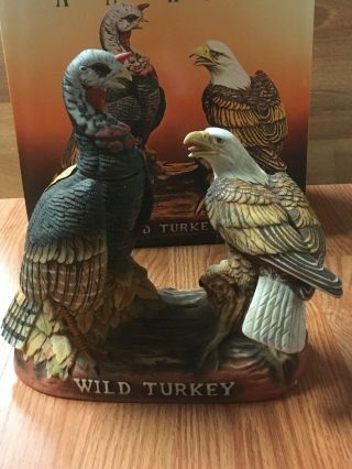 1984 Austin Nichols Wild Turkey And Eagle Decanter No 4
