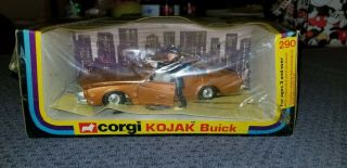 Corgi Toys 290 Kojak Buick Regal And Figure Made In Gt Britain