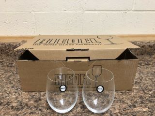 Set Of 12 - Riedel Restaurant Cabernet / Merlot 412/0 Stemless Wine Glasses