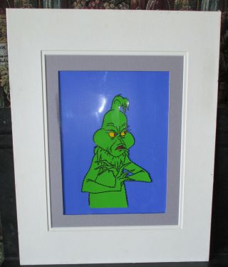 Dr Seuss " How The Grinch Stole Christmas " Charater Design Approval Cel