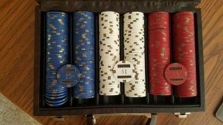 300 Vintage Chips From The Nevada Club In Las Vegas Poker Chips Heavy Brass