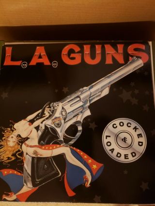 La Guns Cocked & Loaded Vinyl Record Lp Tracii Guns Metal Hard Rock