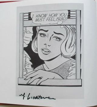 Roy Lichtenstein - Signed - Book Art Illustration - Drawings Of Roy Lichtenstein