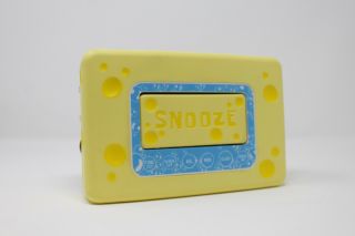 Spongebob Squarepants Foam Alarm Clock Radio Snooze Npower & 3