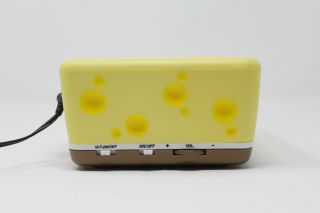 Spongebob Squarepants Foam Alarm Clock Radio Snooze Npower & 4