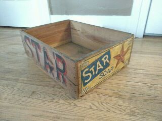 Rare Vintage Procter & Gamble Co Star Soap Box - Great Graphics And Label