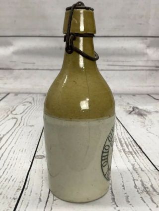 Ginger Beer Bottle O.  Ohio Ginger Beer Co Toledo OH Stoneware Stone Antique OH46 6