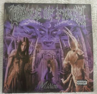 Rare Cradle Of Filth Midian 2 X Lp Black Death Metal Satanic Symphonic Rock
