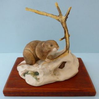 Border Fine Arts Vole Hard Times Animal Mouse Mole Figurine Ornament Ayres Mcm01