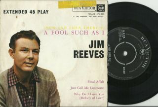 Jim Reeves South Africa Ps Ep A Fool Such As I