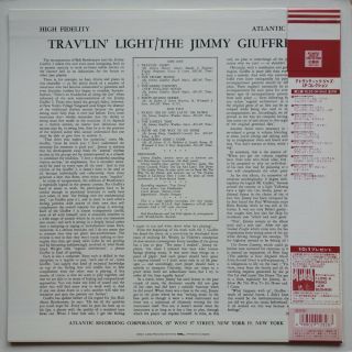 Jimmy Giuffre 3 Trav ' lin ' Light on Atlantic - Japan LP NM 2