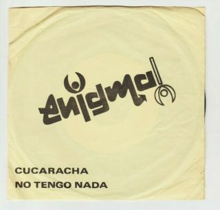 Enigma Hard Rock Acid Garage Mexican 45 Cucaracha