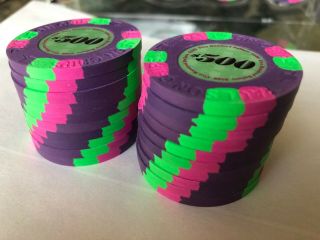 - Paulson Tophat & Cane Poker Chips (20 - CLASSIC) ($500 Denom. ) 2