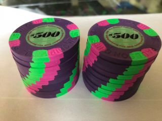 - Paulson Tophat & Cane Poker Chips (20 - CLASSIC) ($500 Denom. ) 4