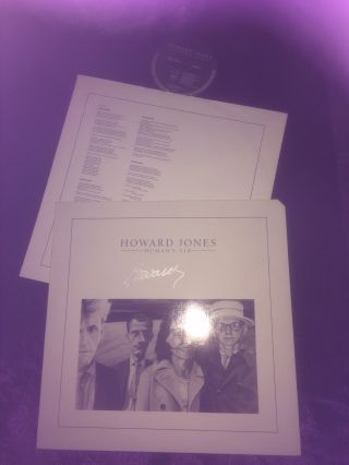 Howard Jones • Human’s Lib • Vinyl • Signed • 1984