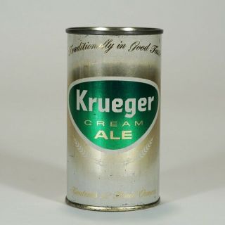 Krueger Cream Ale Teardrop Flat Top Beer Can Newark Jersey 89 - 39 - - - -