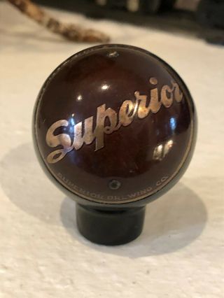 Superior Tap Knob Superior Brewing Co.  Chicago By Daka Ware