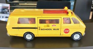 60’s Vintage Tonka 18” School Bus Pressed Steel Great Color