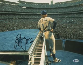 Elton John Signed Autograph Live At Dodgers Stadium 11x14 Photo Bas Beckett