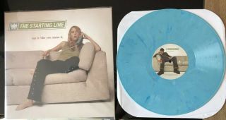 The Starting Line Say It Blue Vinyl Blink 182