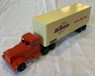 Ralstoy Truck King World Wide Movers Logo Rare Early Style Trailer And Cab 4