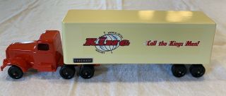 Ralstoy Truck King World Wide Movers Logo Rare Early Style Trailer And Cab 5
