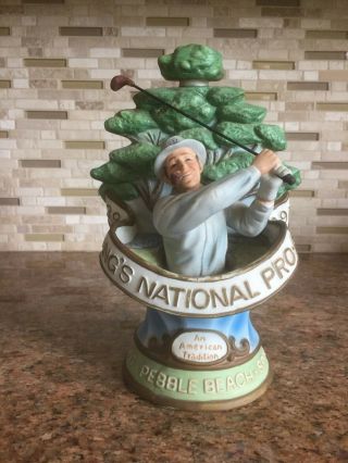 1980 39th Bing Crosby National Pro - Am Golf Decanter