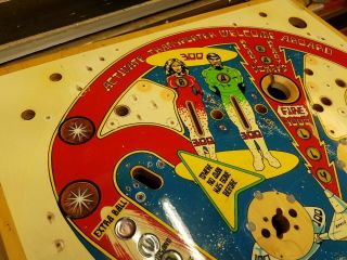 BALLY.  Star Trek.  Pinball Machine Playfield.  Pinball Playfield.  Bally.  Williams 10