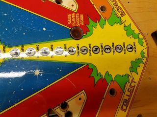 BALLY.  Star Trek.  Pinball Machine Playfield.  Pinball Playfield.  Bally.  Williams 12