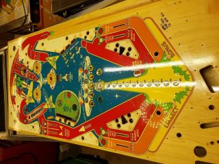 Bally.  Star Trek.  Pinball Machine Playfield.  Pinball Playfield.  Bally.  Williams