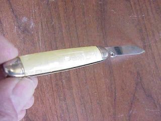 c1950 Imperial Single Pocket Knife Beauty Burnie Hyland Hudson Dealer Spokane WA 4
