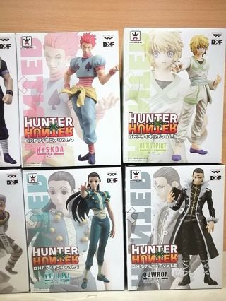 10 Box Complete Set Vol.  1 - 5 DXF Banpresto Hunter X Hunter Hyskoa Gon Figure Toy 6