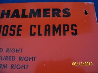 ALLIS - CHALMERS TRACTOR DEALER ADVERTISING SIGN FARM PARTS DISPLAY RACK 12