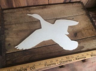 Cardboard Duck,  Advertising Piece,  Remington Or Other Type 3