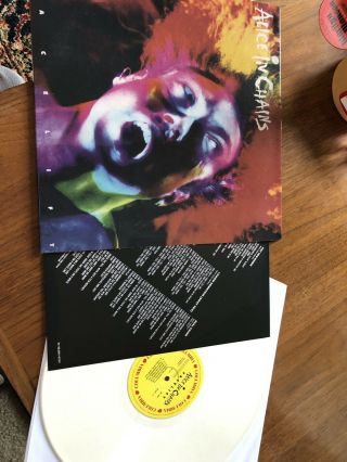 Alice In Chains Facelift White Vinyl Nirvana Sound Garden Mudhoney Stone Temple