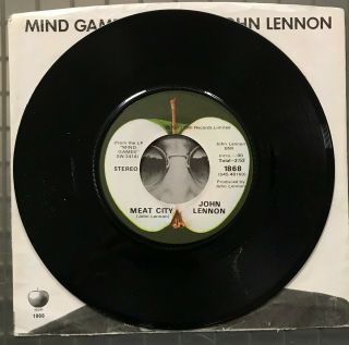 John Lennon Signed MIND GAMES 7 