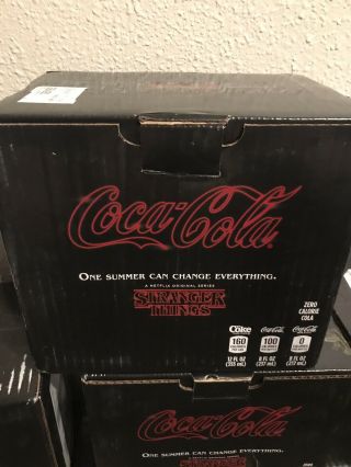 Coke Stranger Things 1985 Limited Edition Collectors Pack Coca - Cola In Hand