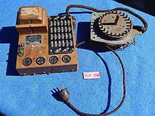 1941 Wurlitzer 750e Remote Control Wall Box Adapter 130a 523987 With Solenoids